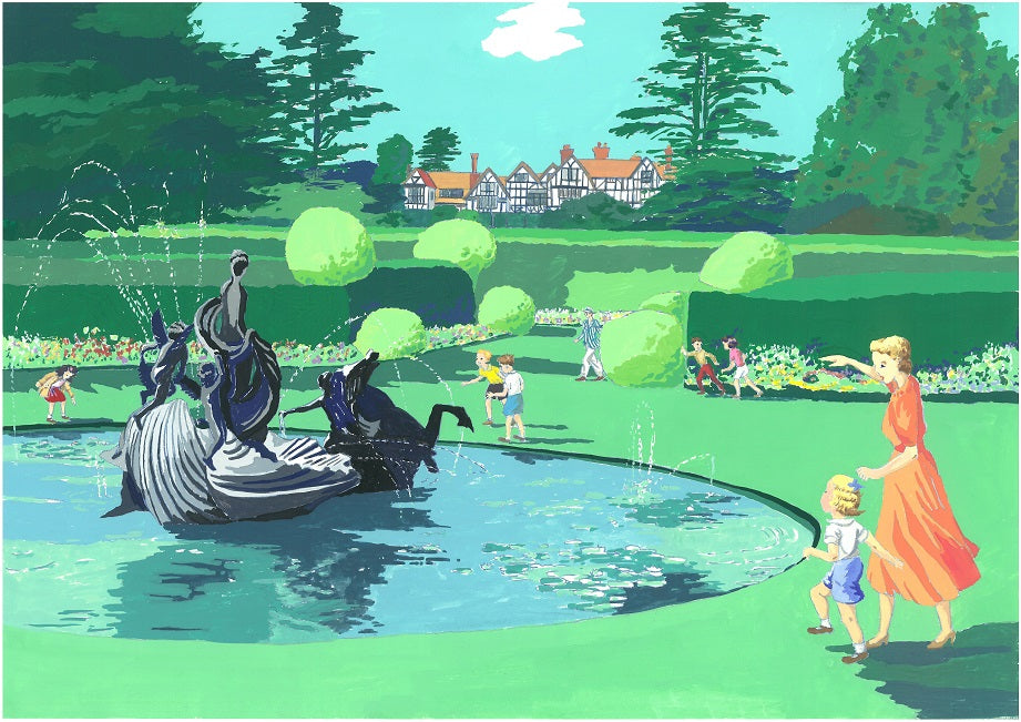 Ascott House Wing Original Painting