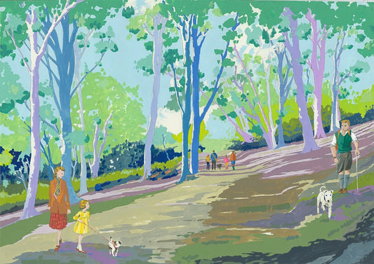 A walk in The Woods Original Painting