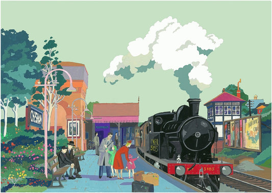 Chesham Station 1946 Original Painting