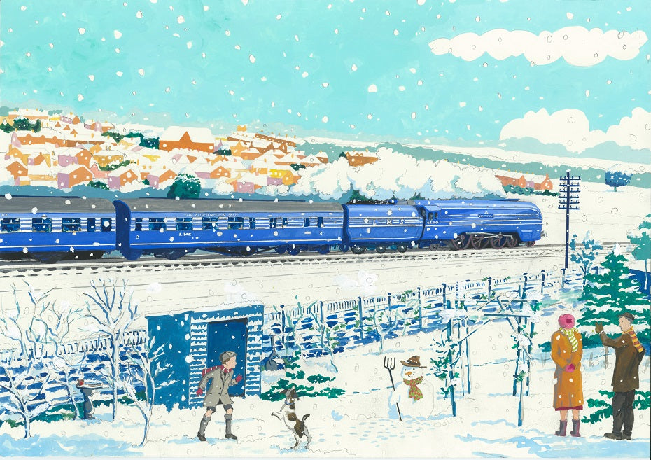 Coronation Scot Berkhamsted 1938 Original Painting NOW SOLD