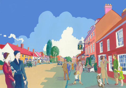 Old Amersham The Griffin Original Painting