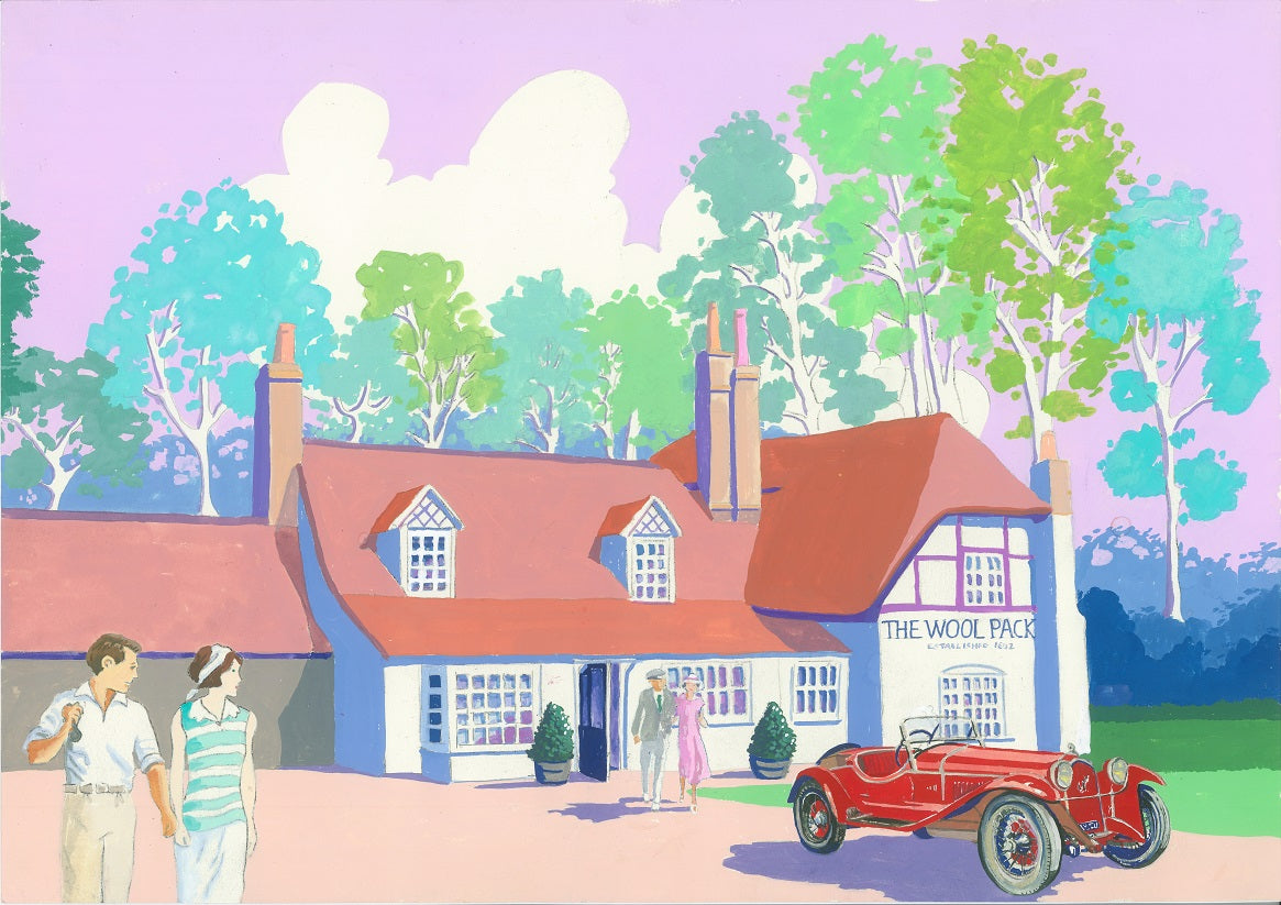 The Woolpack Stoke Mandeville Original Painting