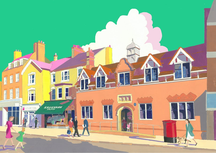 Old Bourne School Berkhamsted Original Painting