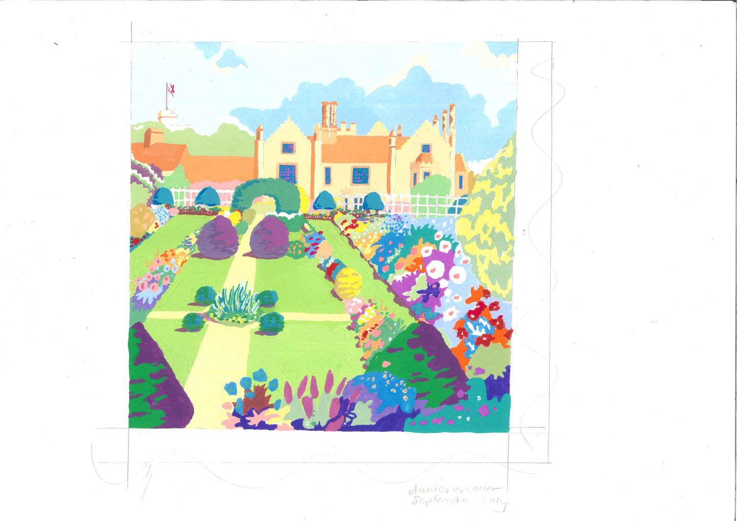 Chenies Manor Original Painting