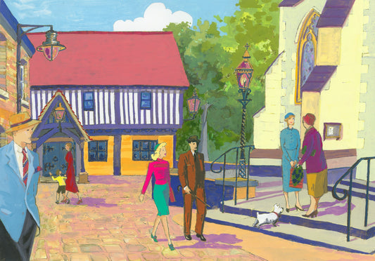 A Glimpse of the Coutrhouse Berkhamsted Original Painting