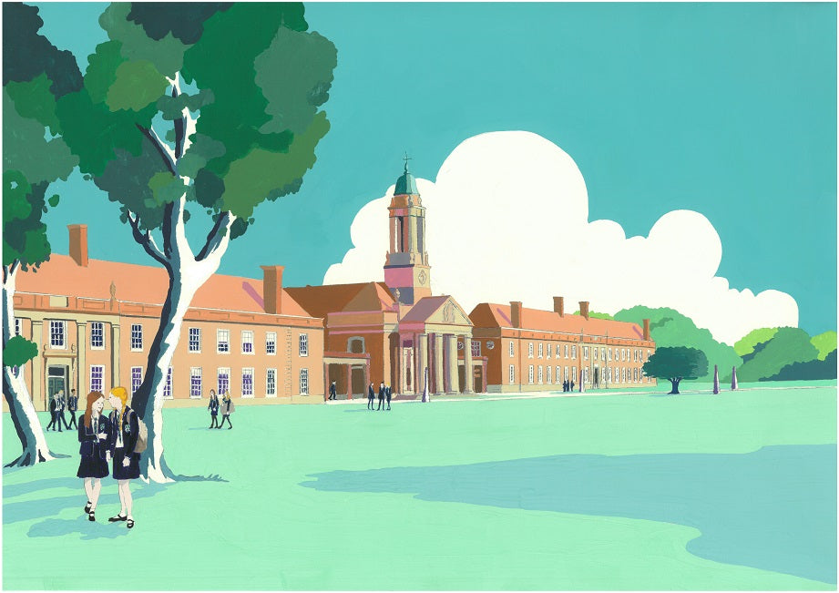 Ashlyns School Berkhamsted Original Painting