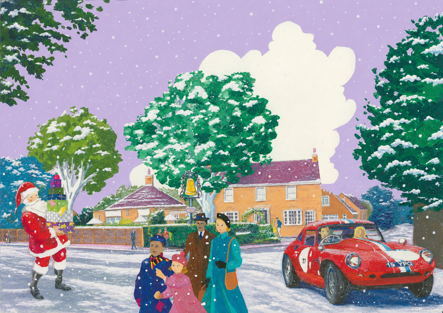 Aston Clinton- The Bell in the snow