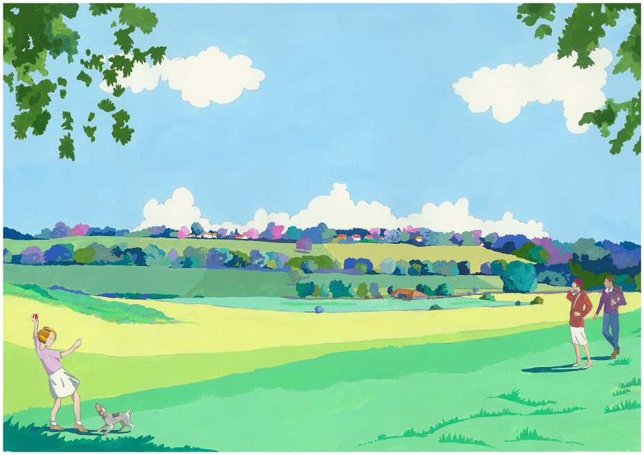 A View over the Valley Berkhamsted Original Painting