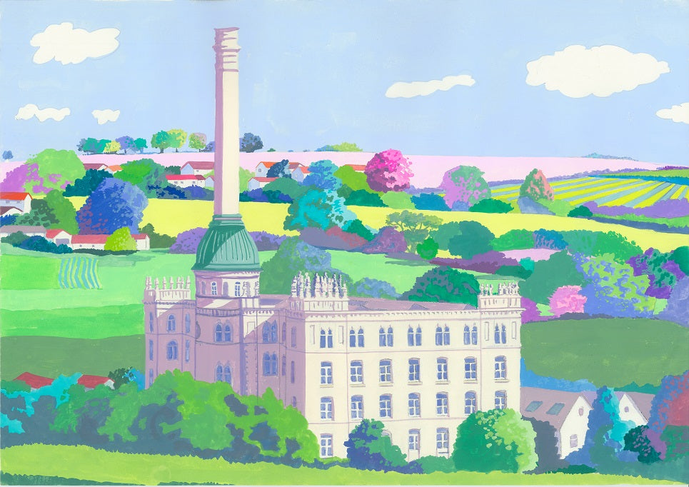 Bliss Tweed Mill Original Painting