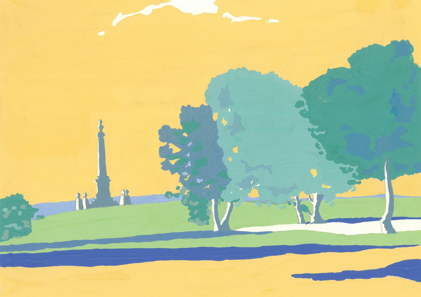 Coombe Hill Original Painting