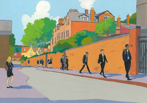 Chesham Road Berkhamsted Going Up Original Painting