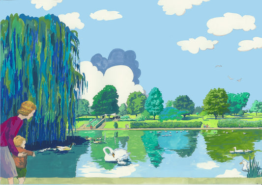 Chesham Skottowes Pond Original Painting