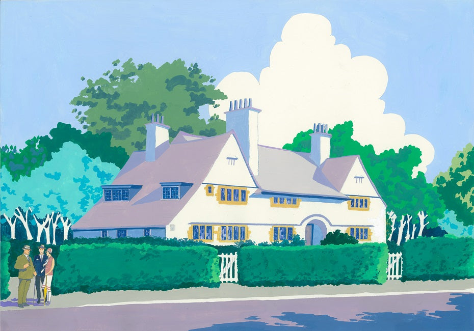 Orchard House Chorleywood Original Painting