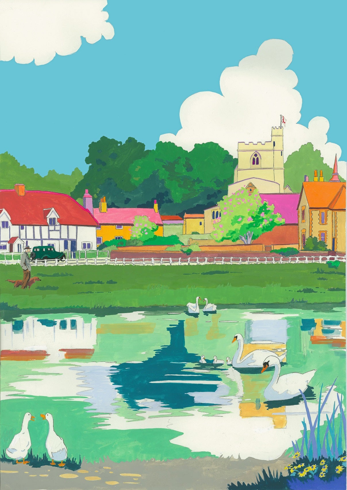 Great Gaddesden Original Painting