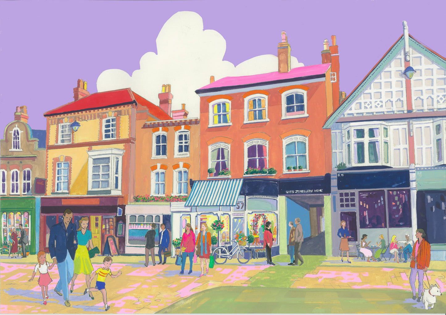 The House of Elliott Old Town Hemel Original Painting
