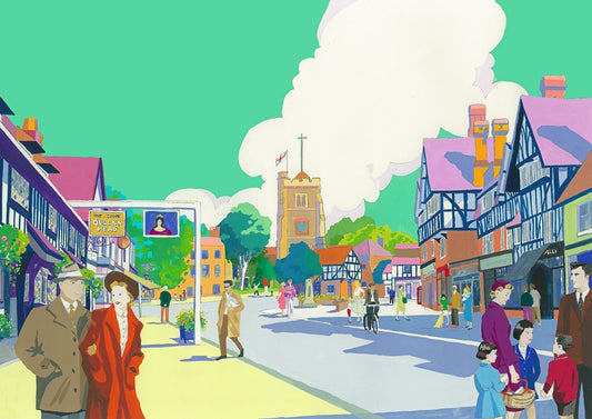 The Queens Head Pinner Original Painting