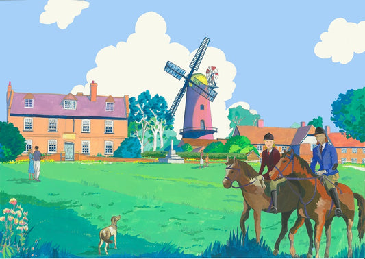 Quainton Windmill Original Painting