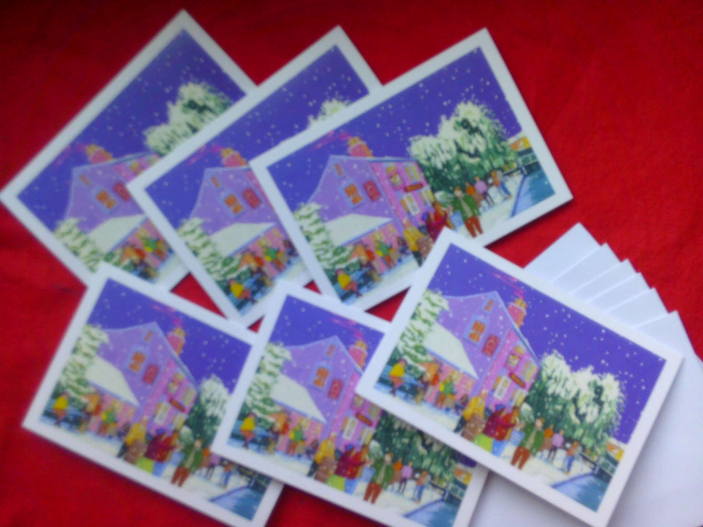 The Rising Sun in the snow (Mini pack of 6)