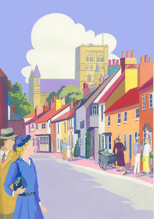 Sopwell Lane St Albans original painting