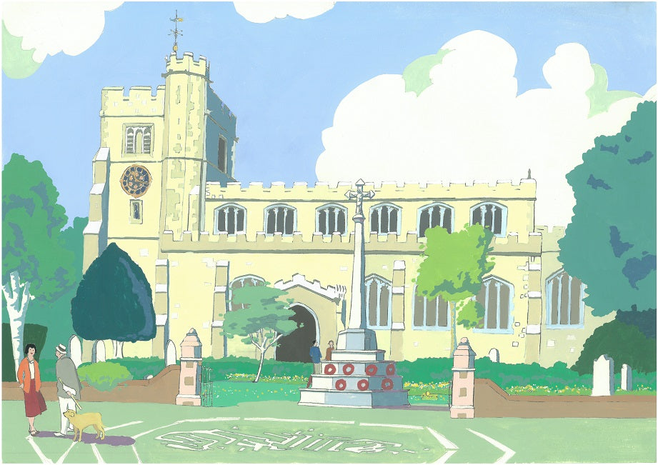 St Peter and St Paul Tring Original Painting
