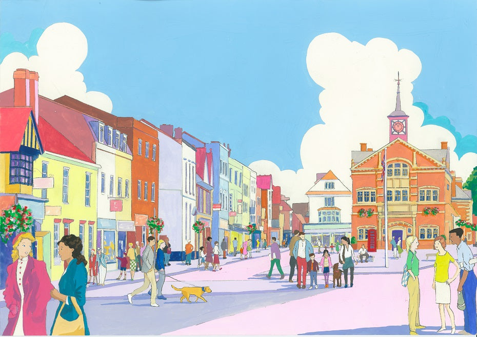 Thame Town Hall Original Painting