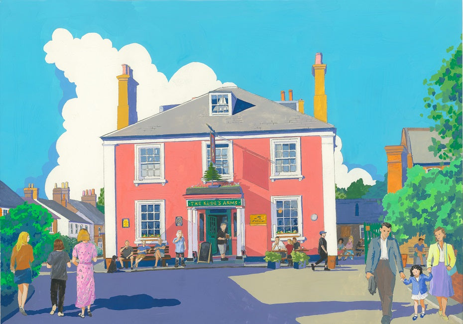 King's Arms Tring Original Painting NOW SOLD