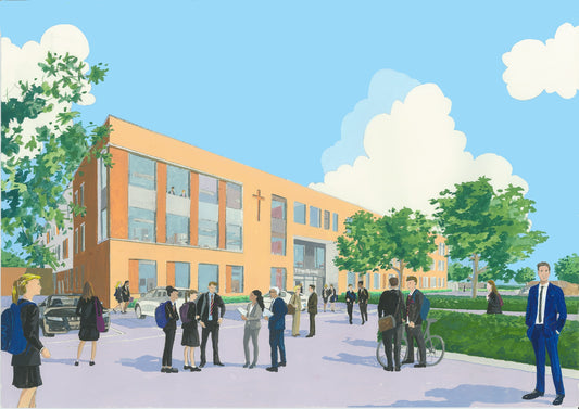 Tring School Original Painting