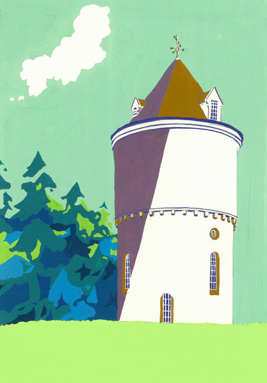 The Water Tower Berkhamsted Original Painting