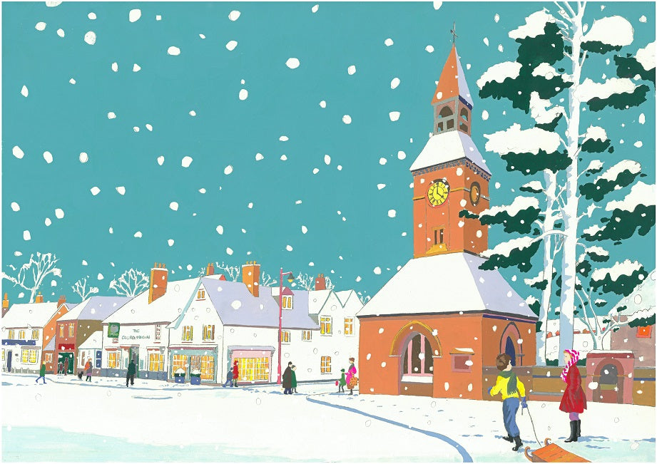 Wendover in the snow Original Painting