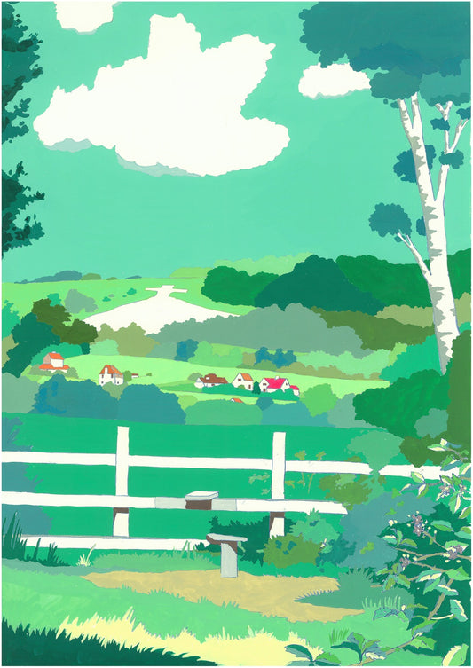 Whiteleaf Cross Original Painting NOW SOLD