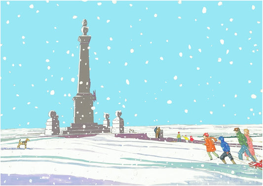 Coombe Hill in the snow